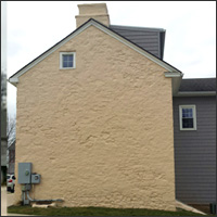 stucco exterior after