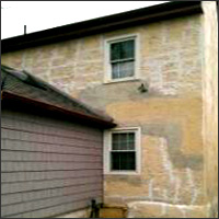 stucco exterior efore